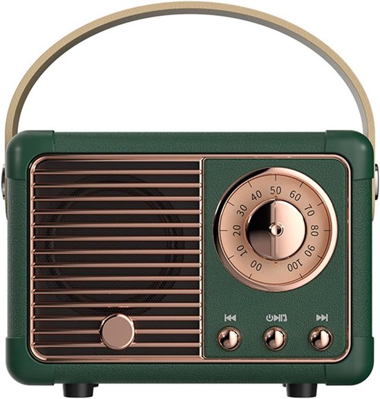 Retro-bluetooth-lautsprecher Im Vintage-stil Mit Klassischem Antik-design, Hoher Lautstärke, Kabelloser 5.0-verbindung, Lautsprecherboxen Für Gemüse