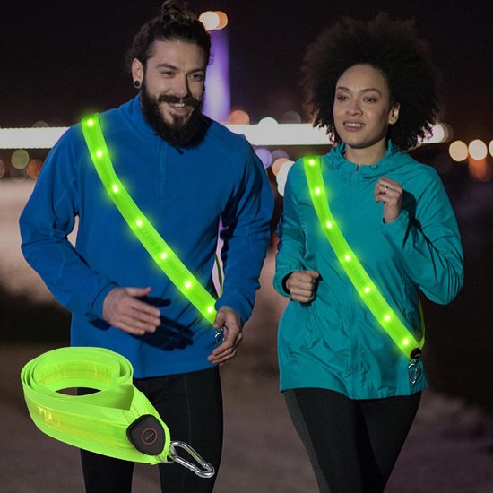 Laufbeleuchtung – Brustlampe – Laufweste – Usb-aufladbar