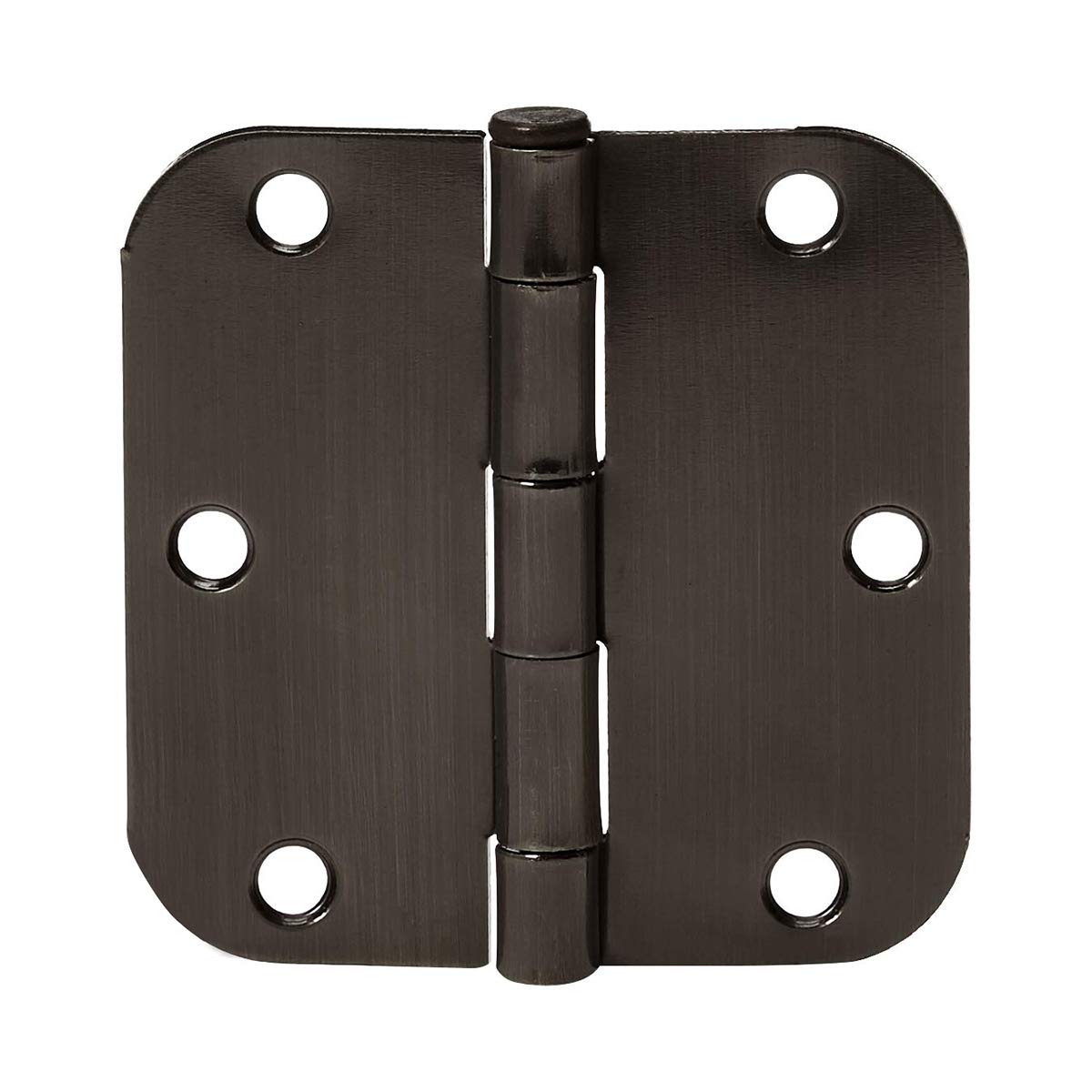 Tür- Und Fensterbänder, Robust, Rund, Radius 5/8 Zoll, Innentürbänder, 3,5 X 3,5 Fuß, 4er-set, Mattschwarz