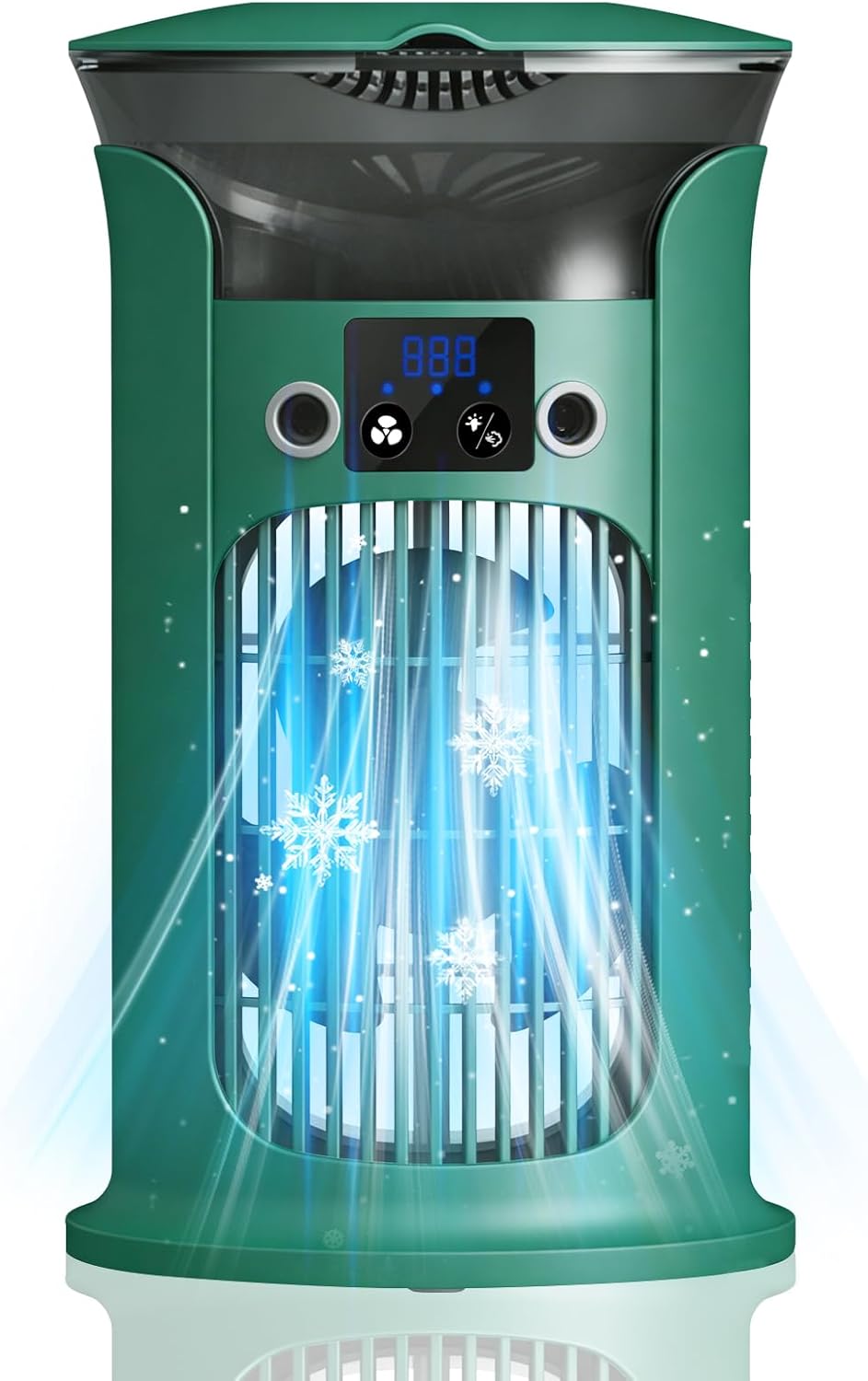 Tragbare Mini-klimaanlage / Luftkühler – Kompaktes, Tragbares Gerät Für Räume (grün)