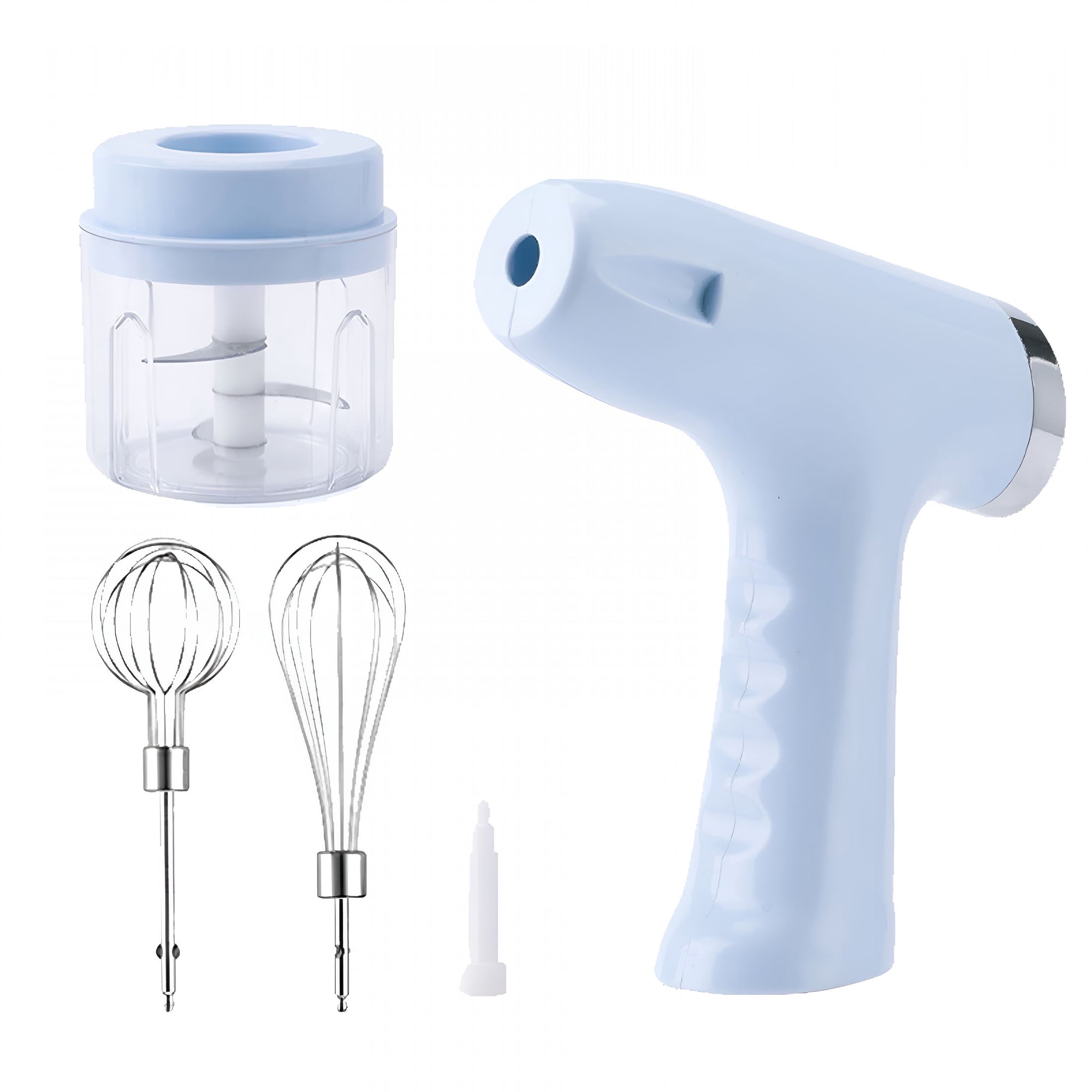 Handmixer, Automatischer Standmixer, Kabelloser Standmixer, Kleiner Handmixer, Kabelloser Küchenmixer (blau).