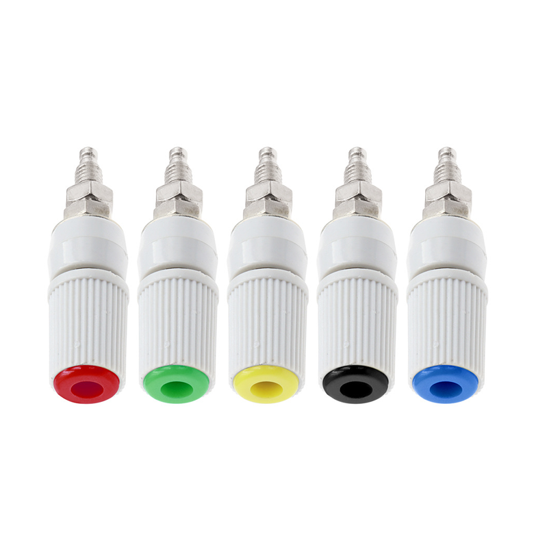 5er-packung M5 Bananenstecker (weiblich) Für Lautsprecher- Und Verstärkeranschlüsse.