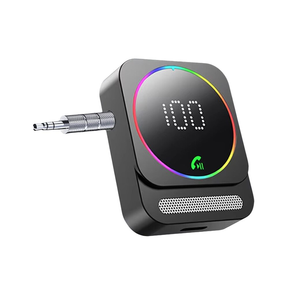5.3 Auto-/heimstereo-kopfhörer-aux-audio-empfängeradapter, 3,5-mm-funkausgang, 1-zu-2-splitter, Musikwiedergabe, Freisprechfunktion