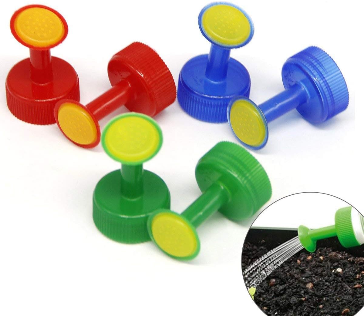 6 Stück Kunststoffflaschendeckel-sprinkler, Düse, Bonsai-bewässerungsdüse, Geeignet Für Zimmerpflanzen In Kindergartengärten (gb 28 Mm Durchmesser)