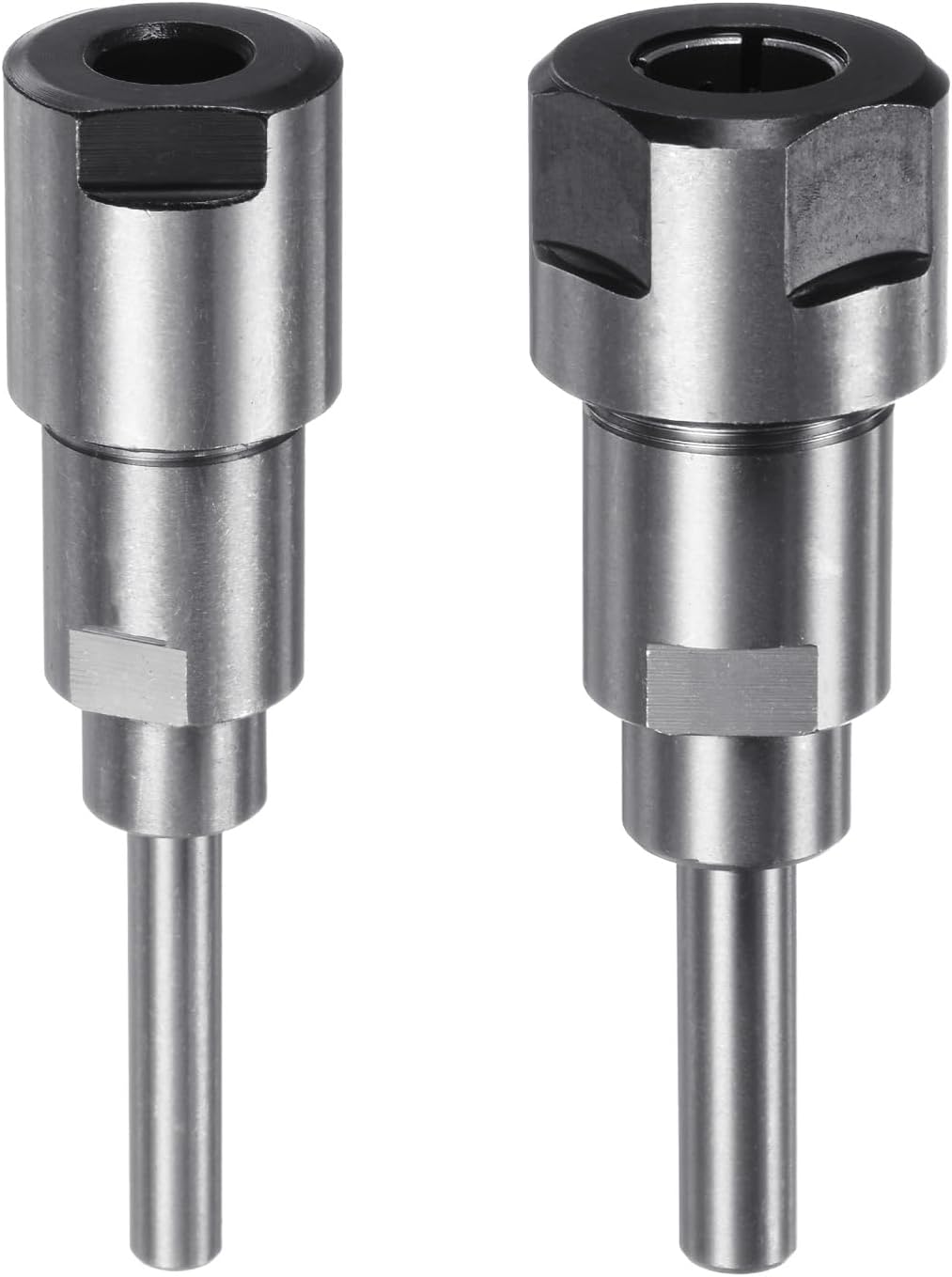 Fräsfutter-verlängerungsstangen-adapterset, 2-teiliges Set, 6 Mm Auf 6 Mm Und 12 Mm Auf 12 Mm, Geeignet Für Cnc-graviermaschinen Und Holzbearbeitungsfräser