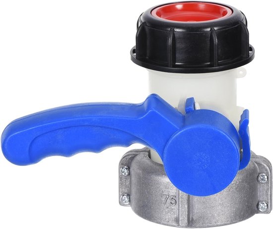 Ibc-auslassventil, Tankadapter, 75 Mm, Dn50, Zubehör Für Regentonnen, Grobgewinde, Ibc-adapter-ablassventil, Fassventilzubehör, Für Ibc-wasser