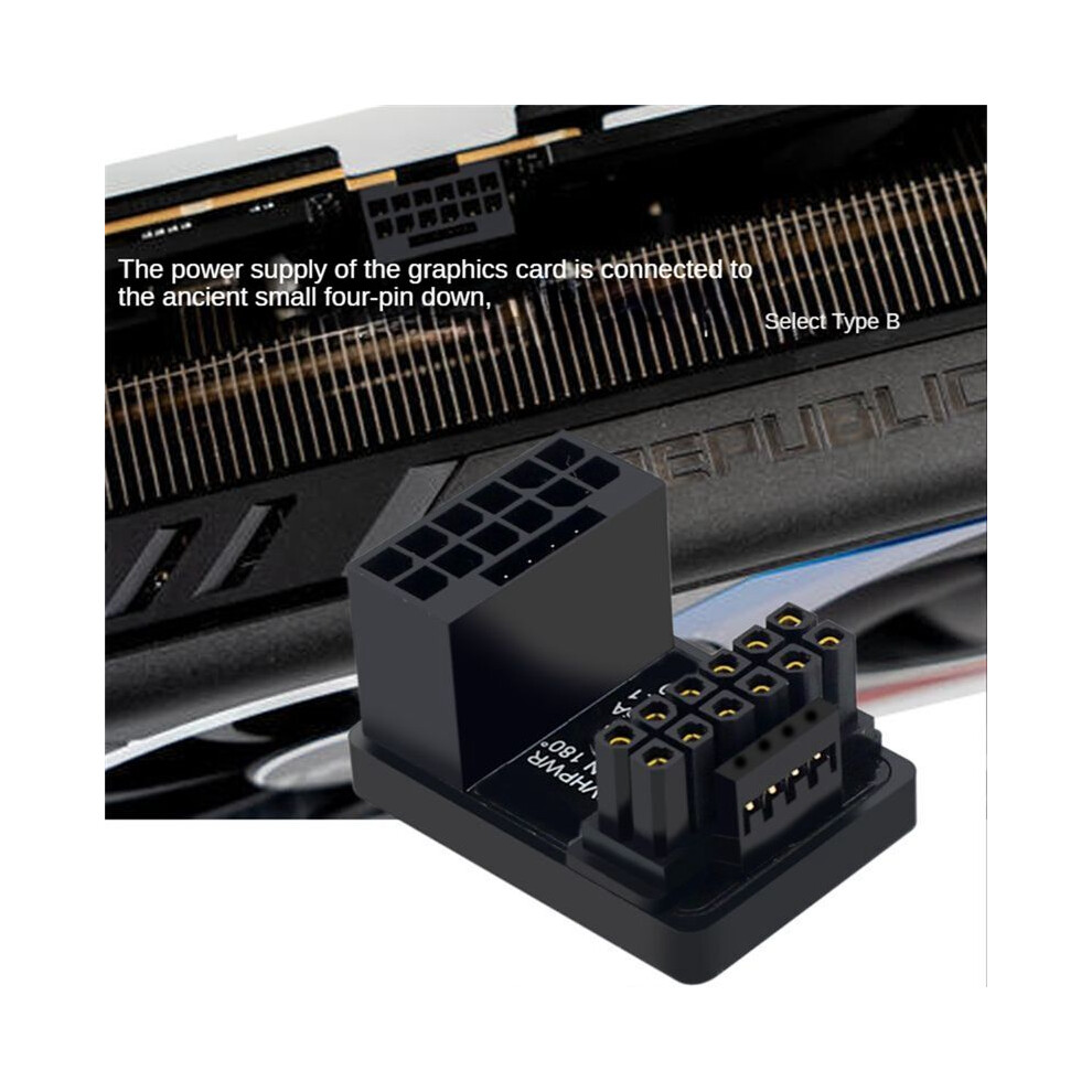 Atx 3.0 16-pin Stecker Auf 16-pin Buchse Pcie 5.0 12v Hpwr Netzteil 16-pin 12+4-pin Stecker