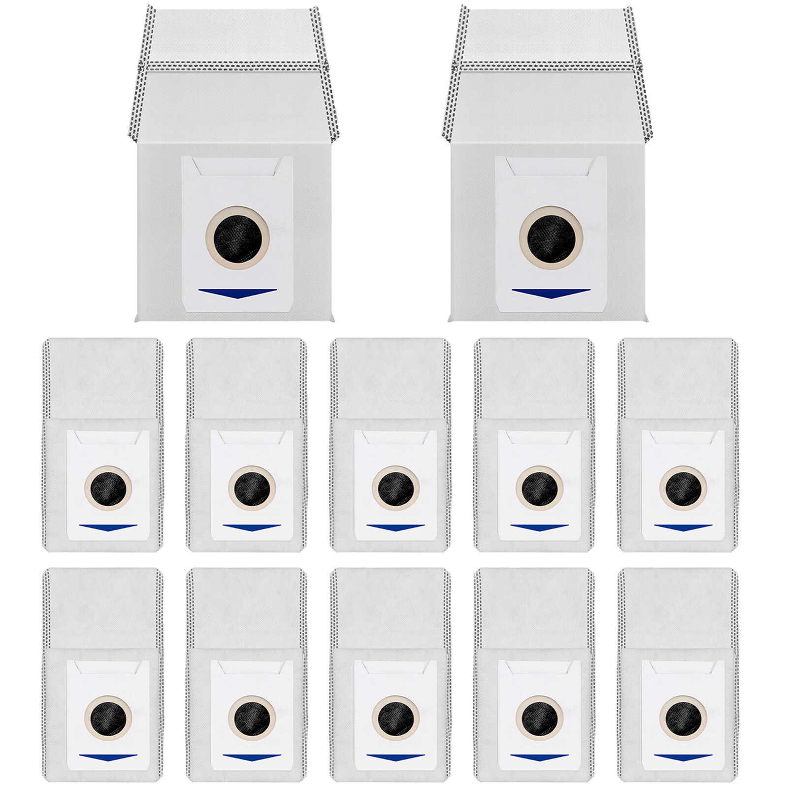 Für Ecovacs Deebot T30s, Yeedi M12 Pro+ Staubsauger, 12er-pack Staubbeutel