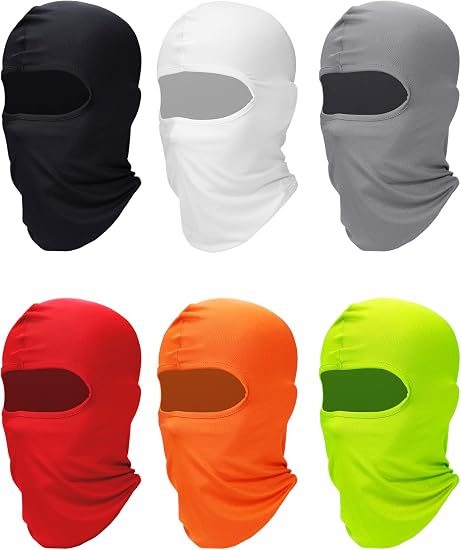 6-teiliges Set Zum Sonnenschutz Beim Radfahren: Gesichtsmaske, Kopfbedeckung Und Vollgesichtsmaske Für Sommerlichen Uv-schutz Und Wind.