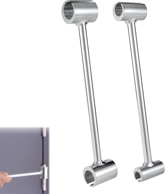 Plus - Verstellbarer Scharnieröffnungsschlüssel Für 8-19 Mm Und 19-25 Mm Türen - Türscharnier-reparaturschlüssel Mit Rundbolzen - 2er-pack.