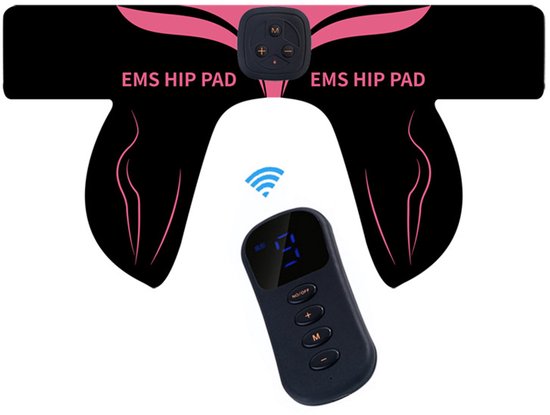 Gesäßmuskelstimulator, Pulsierendes Elektrostimulationsgerät, 6 Modi, 15 Intensitätsstufen, Usb-aufladbar, Trainiert Und Entspannt Die Gesäßmuskulatur, Pink