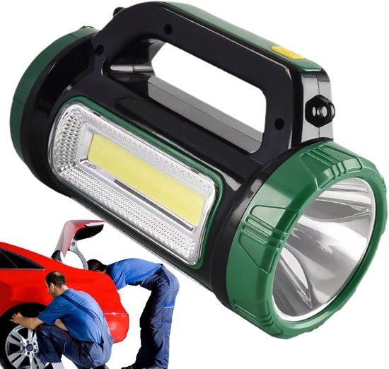 Universelle Solar-taschenlampe, Tragbar, Led, Wasserdicht, Externer Akku, Kompakte Notfall-taschenlampe, Überlebensausrüstung Für Männer Und Frauen, Leselampe