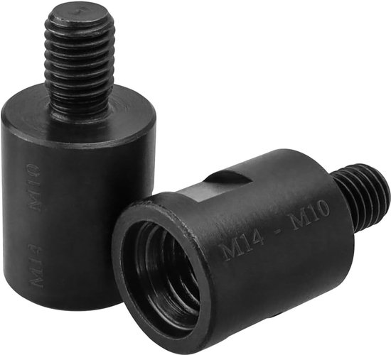 2 Stück M10-außengewinde-auf-m14-innengewinde-adapter Für Winkelschleifer, Poliergewinde-adapter, Verlängerungsstange