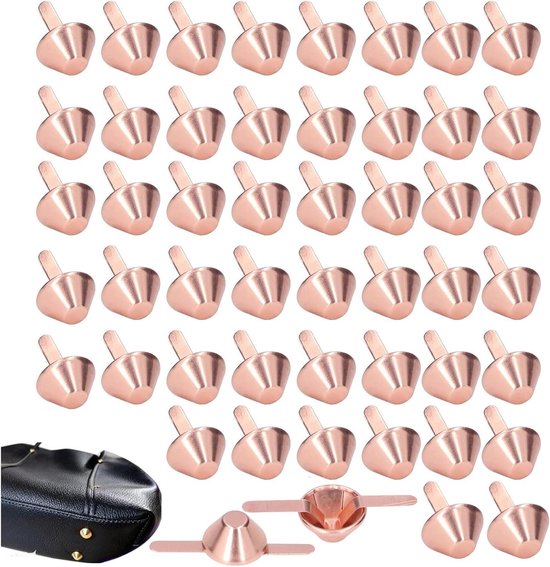 Bodennieten Für Taschen – Konische Bolzennieten – Für Die Herstellung Von Handgefertigten Geldbörsen – 50-teiliges Set – 15 Mm Durchmesser