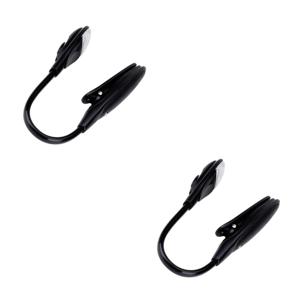 Verstellbare Klemm-leselampe, 2er-pack