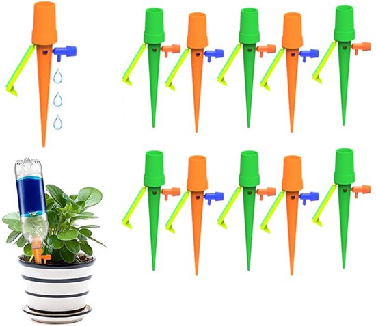 Automatisches Tropfbewässerungssystem-set Mit 12 Stäben Für Zimmer- Und Gartenpflanzen