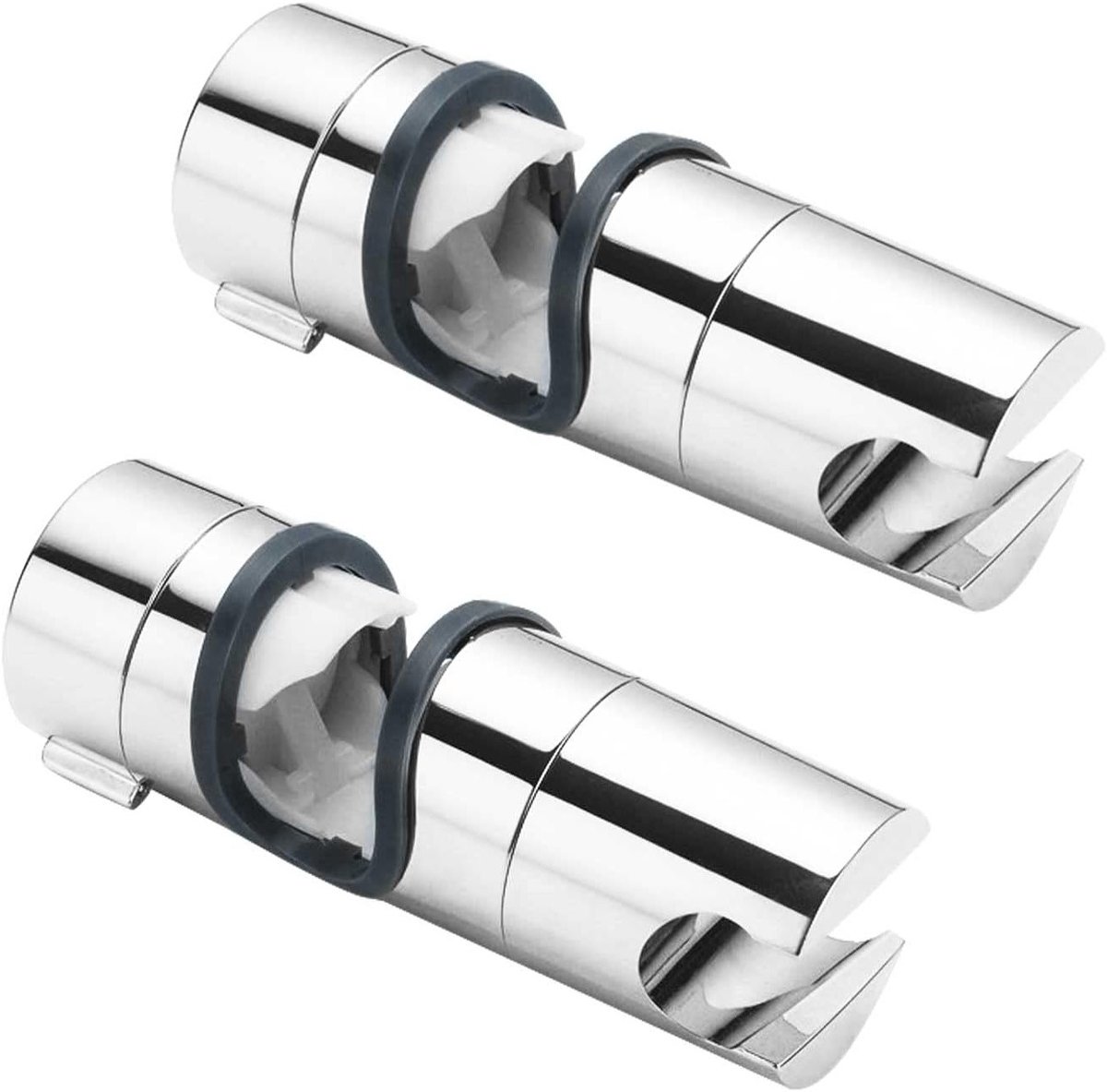 Verstellbare Duschkopfhalterung 18–25 Mm – 360° Drehbar, Austauschbare Duschkopfhalterung Aus Verchromtem Abs, Geeignet Für Duschstangen Und Duschsysteme