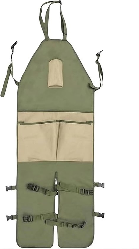 Gartenschürze - Herrenschürze - Ernteschürze Mit Taschen - Wasserdicht - Verstellbar - Knieverstärkt, Geeignet Zum Rasenmähen Und -trimmen