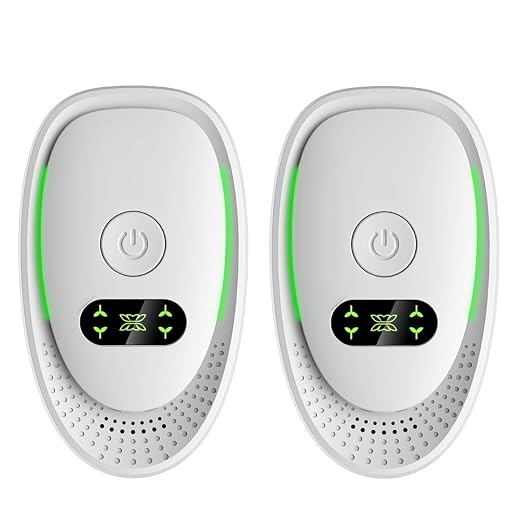 2er-pack Luftreiniger Mit Negativ-ionen-generator, Geräuscharmer Mini-ionen-generator, Geeignet Für Schlafzimmer, Badezimmer Und Küchen.