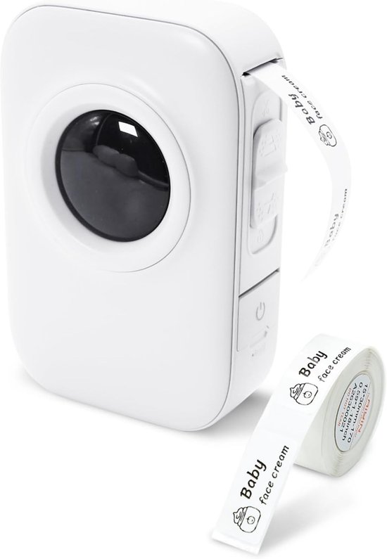 Etikettendrucker Im Taschenformat Für Smartphones, Kabelloser Bluetooth-thermodruck, 203 Dpi, Unterstützt Selbstklebende Etiketten Bis 15 Mm Breite, Ideal Für Diy-tagebücher, Kompatibel Mit Android Un