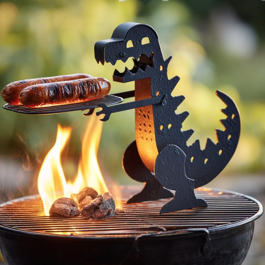 Niedlicher Hotdog-stand – Niedlicher Hotdog-grill In Dinosaurierform – Grillzubehör Für Gewerbliche Picknicks Im Freien, Familien-camping Und Grillpartys