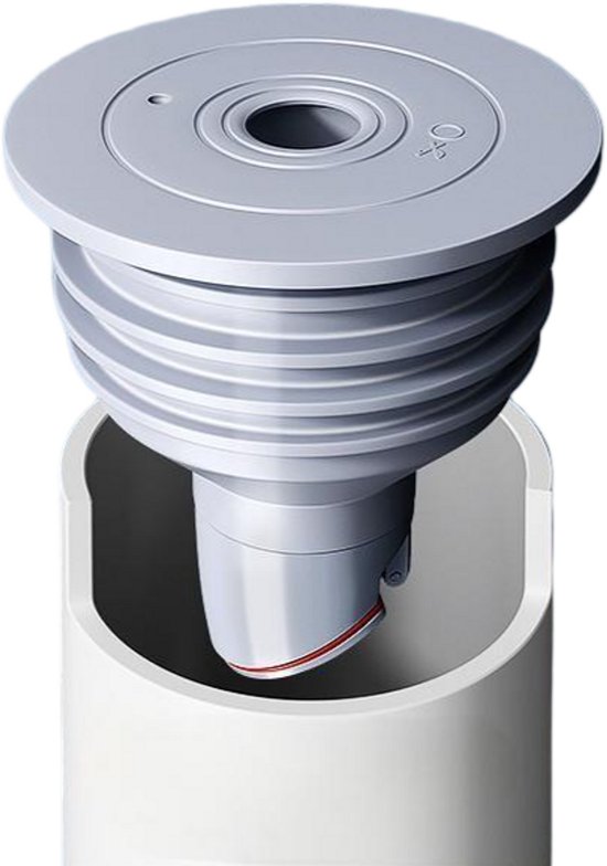 2er-pack Universal-silikon-ablaufstopfen – Geruchsdichte Rückschlagventil-dichtungsringe (4 Größen) – 70–75 Mm – Grau
