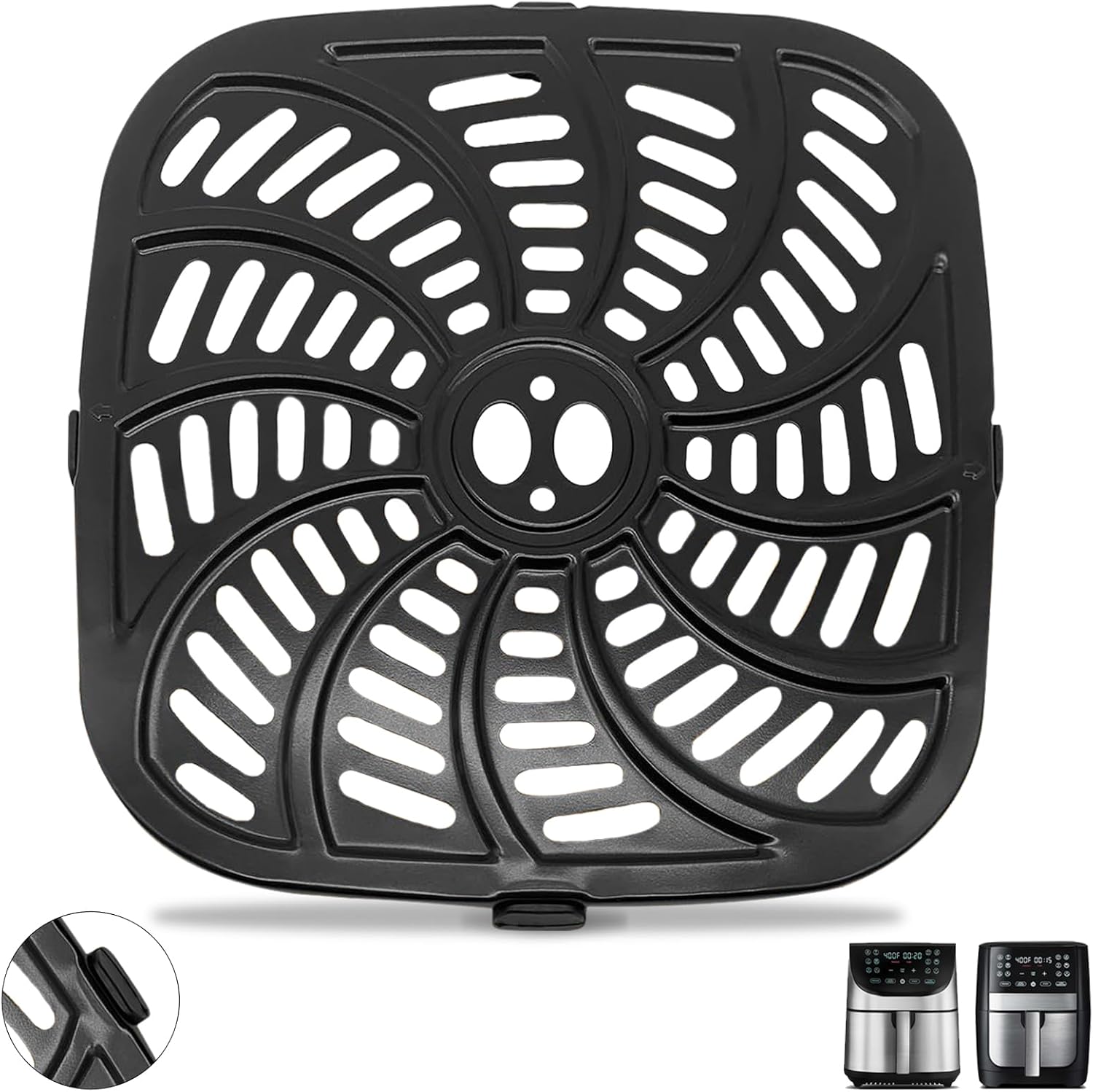 Ersatzteile Für Gourmia Airfryer Gaf826, Gaf838, Gaf856 – Antihaftbeschichtete, Quadratische Airfryer (23 X 23 Cm)