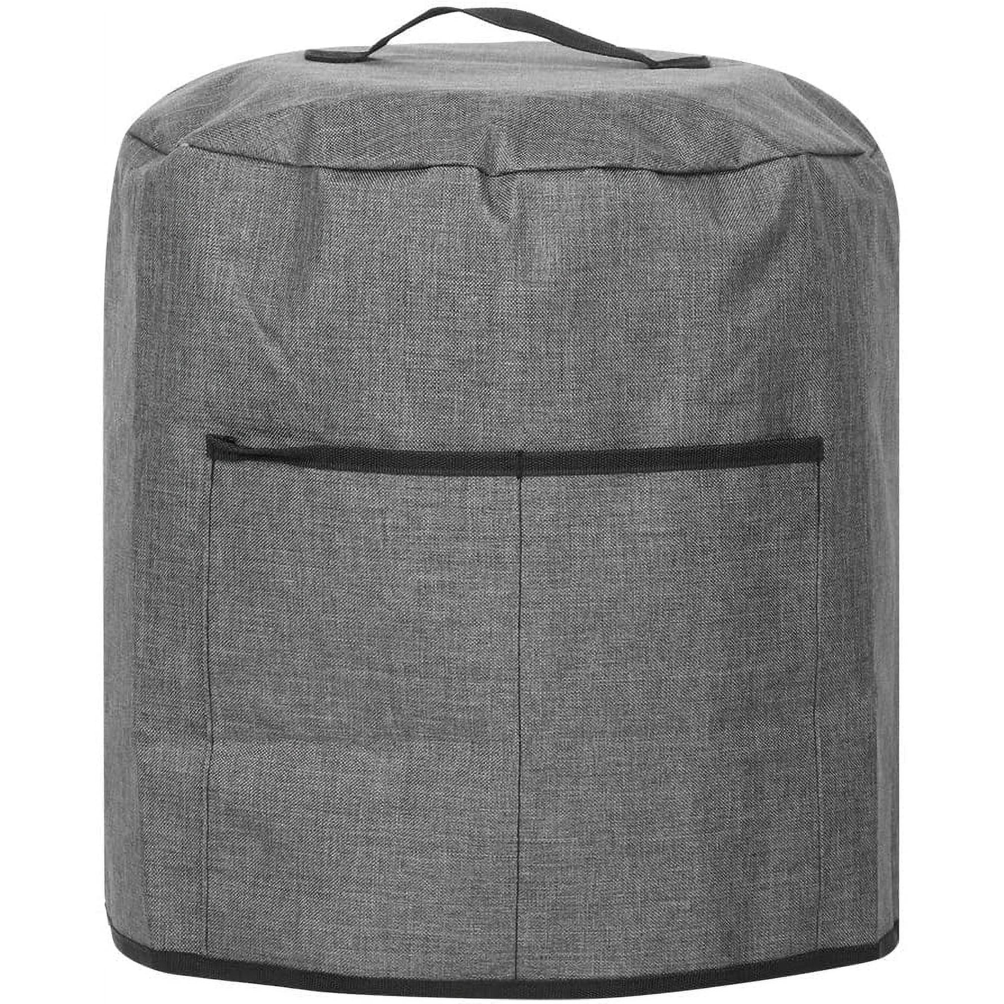 Staubschutzhülle Für Heißluftfritteusen, Runde Schutzhülle Mit 2 Taschen Und Griff, Geeignet Für Elektrische Schnellkochtöpfe/reiskocher (schwarz).