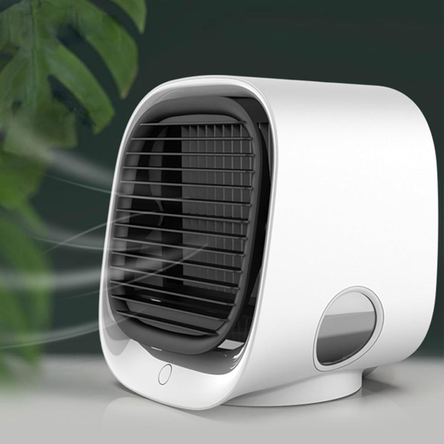 Tragbarer Luftkühler Mit 3 Geschwindigkeitsstufen, Mini-klimaanlage Mit Led-licht, Für Büro, Schlafzimmer Und Freizeit