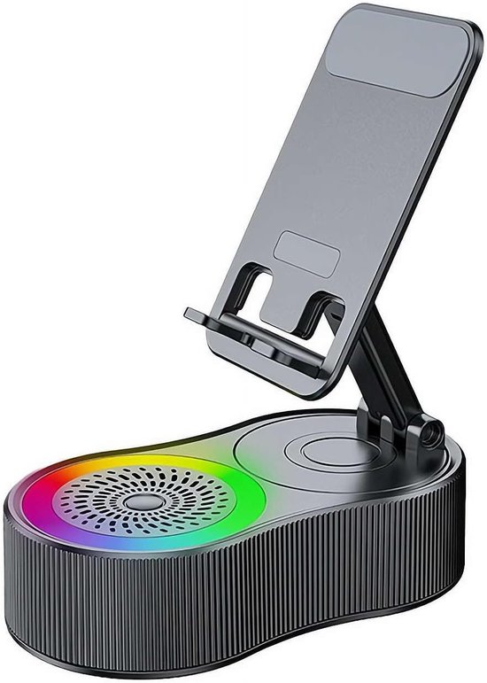 Bluetooth-lautsprecherständer, Um 360° Drehbarer, Multifunktionaler Audio-/videoständer Mit Hifi-surround-sound, Tragkraft 8 Kg Für Smartphones/tablets
