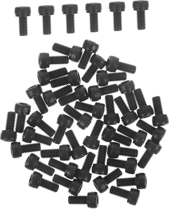 Sortimentsbox - Schrauben - 50 Stück M5×10 Innensechskant-tiefschrauben, 1,5×0,8×0,8 Cm Befestigungsschrauben