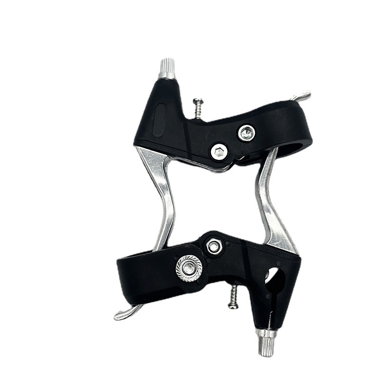 Universeller Dreifinger-bremshebel Aus Halbaluminiumfarbenem Aluminium Für Mountainbikes, Fahrradbremshebel