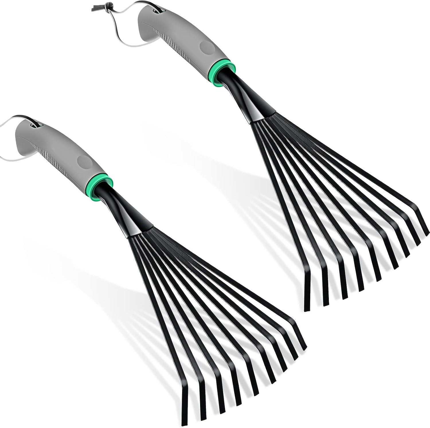 2er-pack Gartenrechen Aus Edelstahl