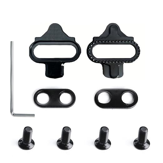 Zwei Paar Spd-fahrradspikes, Hochleistungs-mountainbike-pedalbeleuchtung, Einstellbare Spannung Für Mountainbikes, Indoor-bikes, Schwarz.