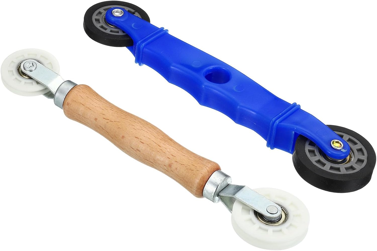 2er-pack Led-streifen-schienenführungswerkzeug – Flache U-nut-räder Mit Kunststoff-holz-griff – Schnelle Installation Für 5-8-10 Mm Led-streifen