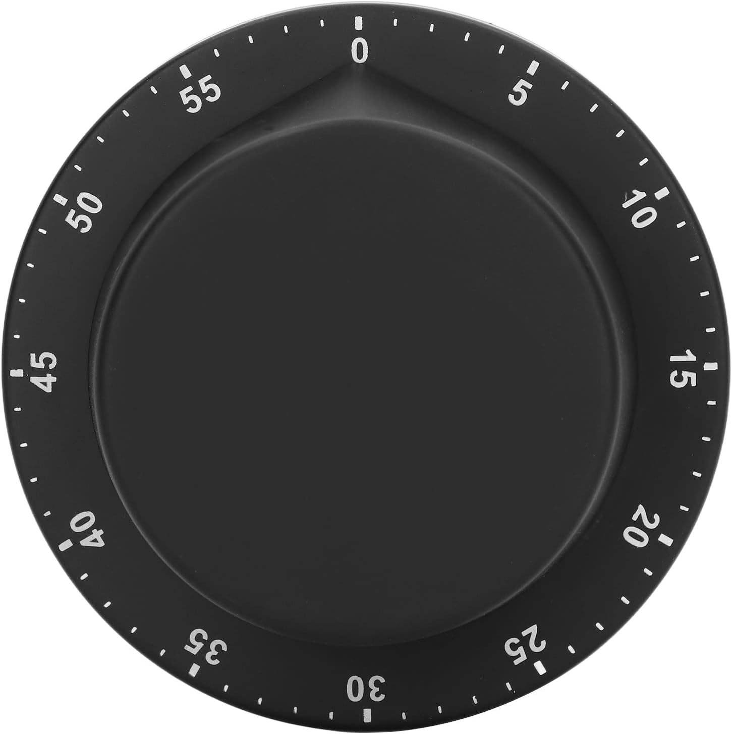 Küchentimer, Gut Lesbare Skala, Magnetisches Design, Lauter Alarm, Mechanischer Drehkern, Kochtimer Aus Edelstahl (schwarz).