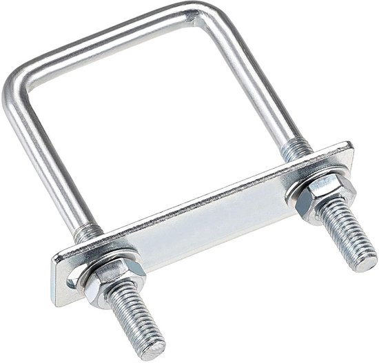 Kombinationspackung – Schrauben – U-bügel Aus Edelstahl 304, Quadratische Und Rechteckige U-bügel, M8×50×100mm Schlossschrauben