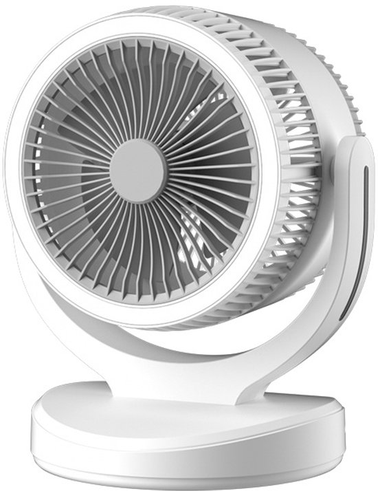 Leistungsstarker Ventilator Mit Led-beleuchtung, 2-in-1 Tisch- Und Wandventilator, Usb-ladefunktion, Extrem Leise, Für Schlafzimmer, Büros Und Studentenwohnheime