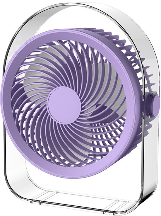 Ventilator – Leiser Tischventilator – Usb-aufladbar – 20 Db Ultraleise – 330°-drehung – Persönlicher Tischventilator Für Schlafzimmer Und Büros