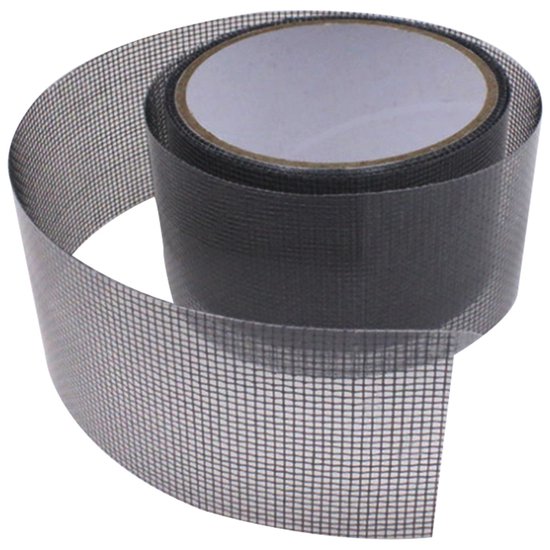 Reparaturklebeband Für Fliegengitter, Fiberglasgewebe, Starke Haftung, Für Fenster Und Türen, Wasserdichte Reparatur, Für Den Haushalt, Selbstklebend, Grau, 5 X 200 Cm, 1 Stück