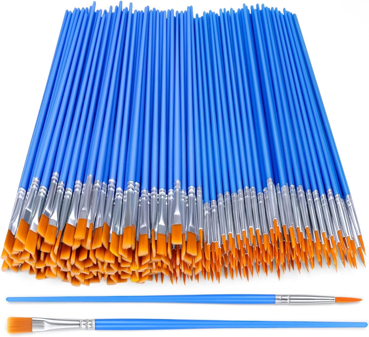 Mal- Und Pinselset, 200 Nylonpinsel, Geeignet Für Verschiedene Öl- Und Aquarellmalereien, Professionelles Künstlerset.