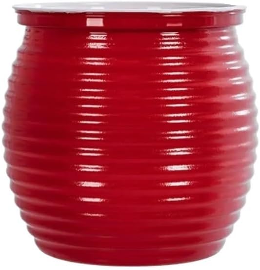 Kreativer, Selbstaufnehmender Blumentopf, Transparente Kunststoffvase, Doppelwandige Automatische Wasseraufnahme, Hydroponikbecken Für Faule (rot)