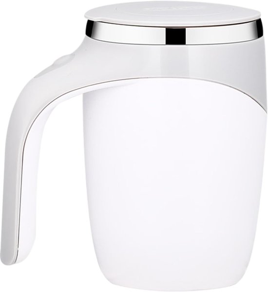 Automatischer Magnetrührbecher Für Kaffee, Tee Und Schokolade, 380 Ml, Tragbar, Aus Edelstahl 304, Effizienter Selbstrührer, 15 X 11 X 12 Cm