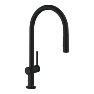 M54 - Spültischarmatur Talis mit ausziehbarer Brause, EcoSmart, schwarz matt 72842670 - Hansgrohe