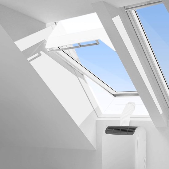 Dichtungssatz Mit Zentralem Drehpunkt Für Dachfenster, Mobile Klimageräte Und Trockner. Passend Für Schiebefenster Von 1,5 M (150 Cm X 2).