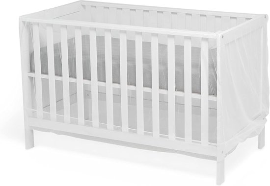 Moskitonetz Geeignet Für Reisebetten Und Kinderbetten, 120 Cm Lang X 65 Cm Breit, Weiß.