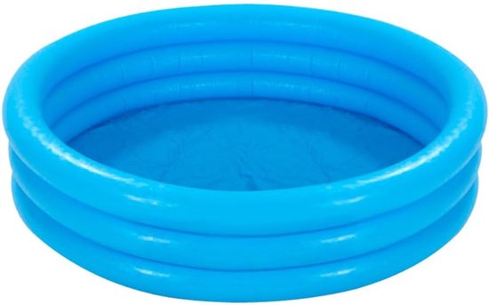 Aufblasbares Schwimmbecken, Kristallblau, 147 Cm X 33 Cm (blau)
