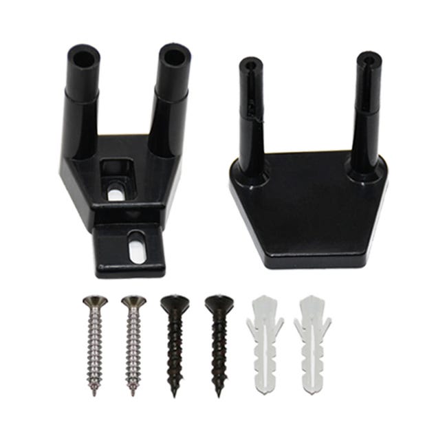 2-teilige Schiebetürstopper, Scheunentorschienen, Schranktürstopper, Verstellbare Türstopper