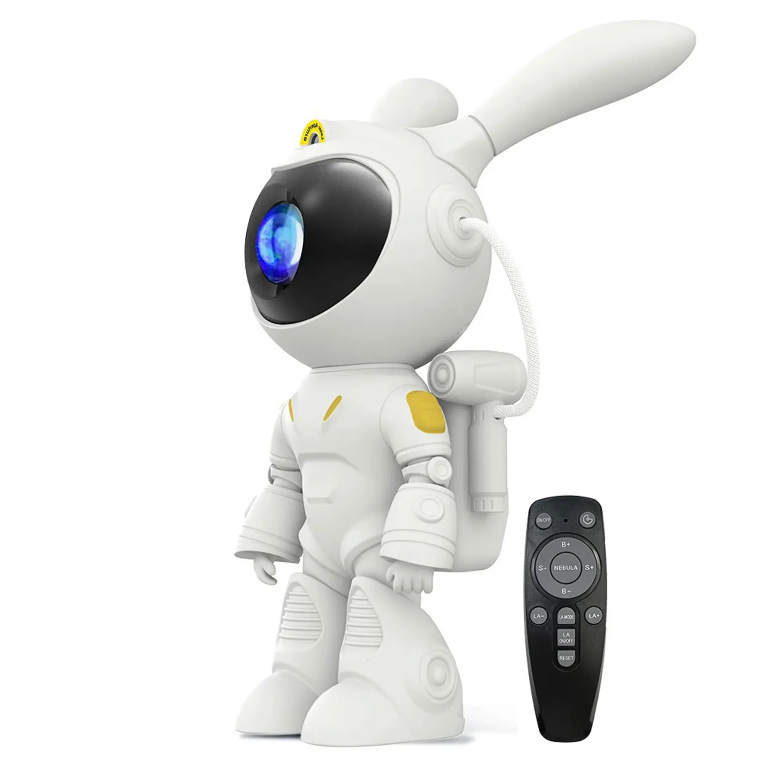 Weltraumhase-astronauten-projektionslichter Voller Sterne, Dekorierte Nachtlichter, Weihnachtsgeschenk Für Kinder