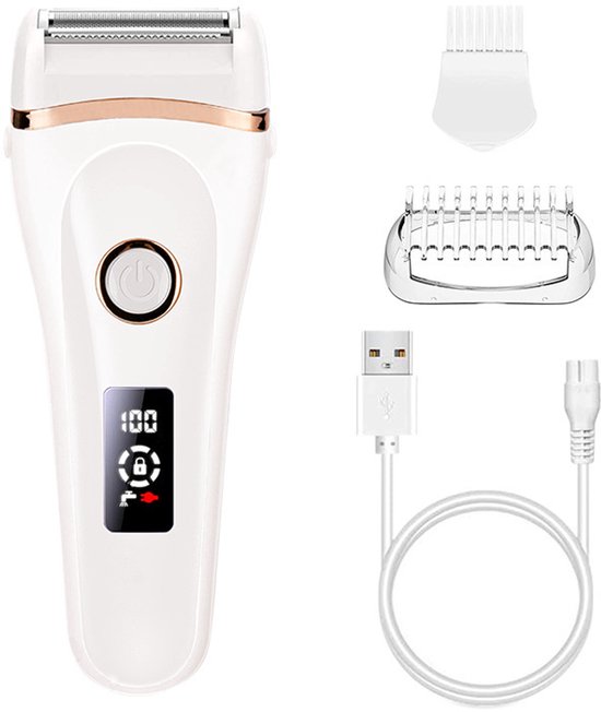 3-in-1 Damen-haarentfernungsrasierer, Usb-aufladbar, Mit Ladekabel